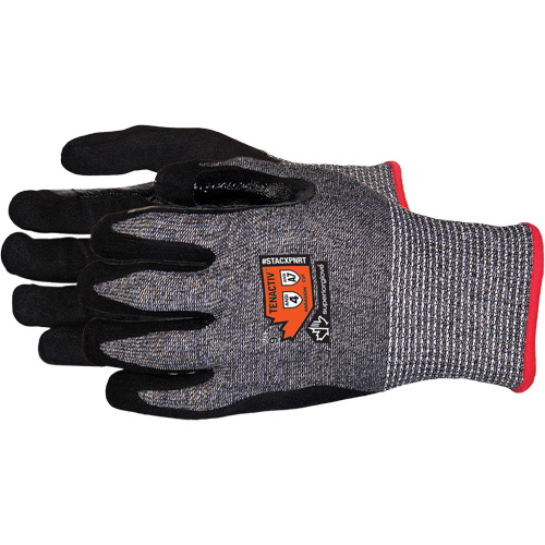 Gants en tricot de composite r&eacute;sistant aux coupures, Taille 6/T-petit, Calibre 13, Rev&ecirc;tement Mousse de nitrile, Enveloppe en Acier inoxydable/PEHP/TenActiv, ASTM ANSI niveau A7 Haskins Industrial Inc.