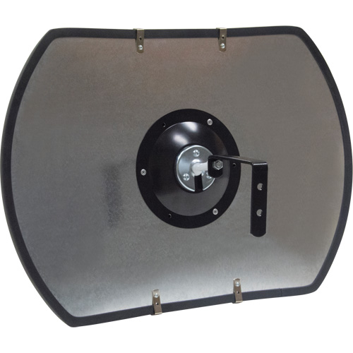 Roundtangular Convex Mirror with Bracket, 12" H x 18" W, Indoor/Outdoor Haskins Industrial Inc.
