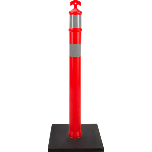 High-Visibility Delineator Post, 42" H, Orange Haskins Industrial Inc.
