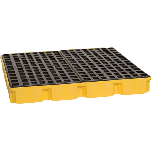 Modular Spill Platform, 60.5 US gal. Spill Capacity, 51.5" x 51.5" x 6.5" Haskins Industrial Inc.