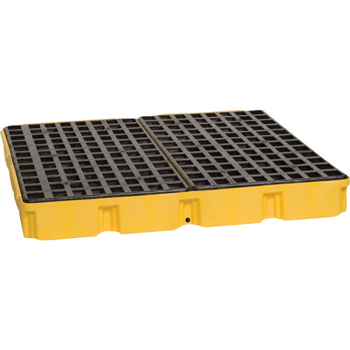 Modular Spill Platform, 60.5 US gal. Spill Capacity, 51.5" x 51.5" x 6.5" Haskins Industrial Inc.
