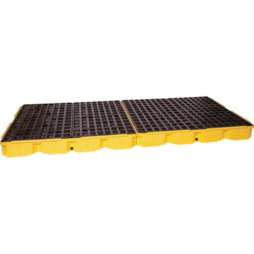Modular Spill Platform, 121 US gal. Spill Capacity, 51.5" x 103" x 6.5" Haskins Industrial Inc.