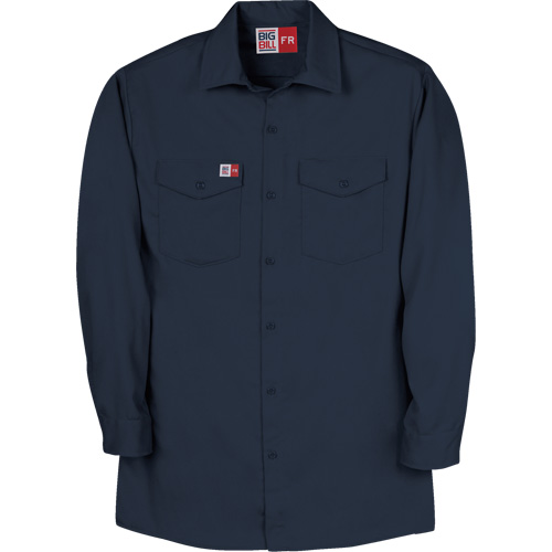 Chemise de travail de protection contre l'arc &eacute;lectrique, Petit, Bleu marin Haskins Industrial Inc.