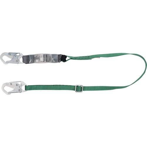 V-Series Lanyard, 6', Snap Hook Center, Snap Hook Leg Ends, Polyester Haskins Industrial Inc.