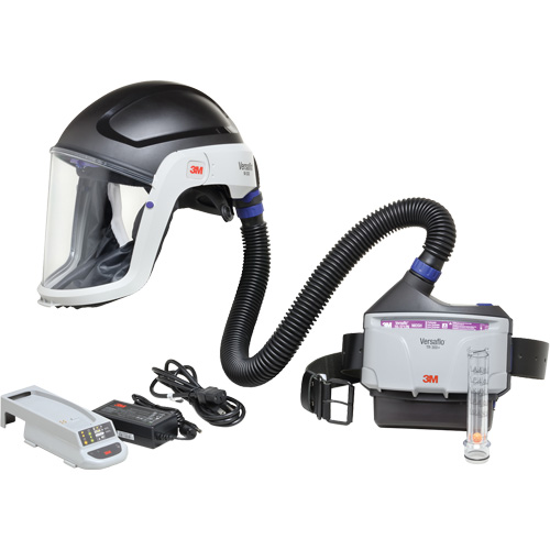 Versaflo Heavy Industry PAPR Kit, Headcover & Faceshield, Lithium-Ion Battery Haskins Industrial Inc.