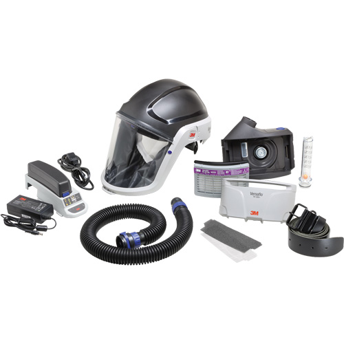 Versaflo Heavy Industry PAPR Kit, Headcover & Faceshield, Lithium-Ion Battery Haskins Industrial Inc.