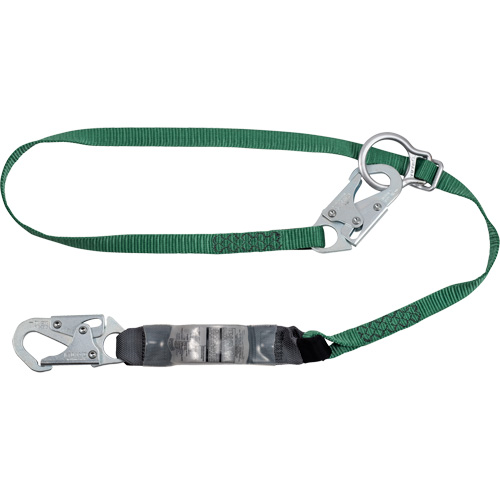V-Series Tie-Back Lanyard, 6', Rebar Hook Center, Snap Hook Leg Ends, Polyester Haskins Industrial Inc.