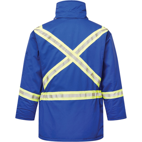 UltraSoft&reg; 9 oz.  Insulated Parka, X-Small, Royal Blue Haskins Industrial Inc.