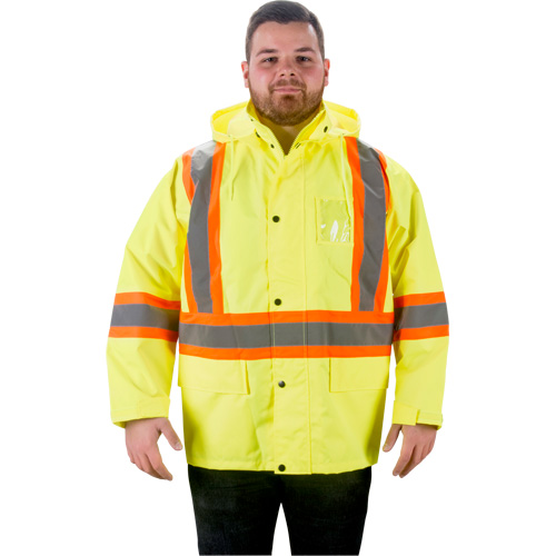 Imperm&eacute;able RZ1000, Polyester, 2T-Grand, Jaune lime haute visibilit&eacute; Haskins Industrial Inc.