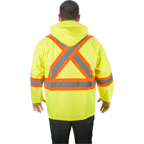 Imperm&eacute;able RZ1000, Polyester, 2T-Grand, Jaune lime haute visibilit&eacute; Haskins Industrial Inc.