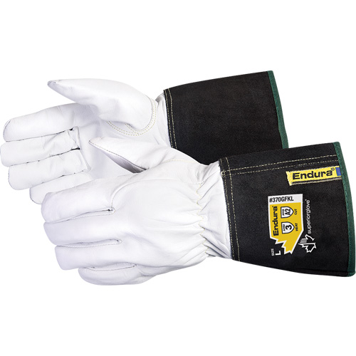 Endura&reg; TIG Welding Gloves, Grain Goatskin, Size Medium Haskins Industrial Inc.