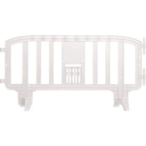 Movit Barricade, Interlocking, 78" L x 39" H, White Haskins Industrial Inc.