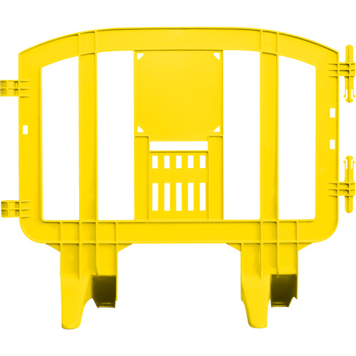 Minit Barricade, Interlocking, 49" L x 39" H, Yellow Haskins Industrial Inc.