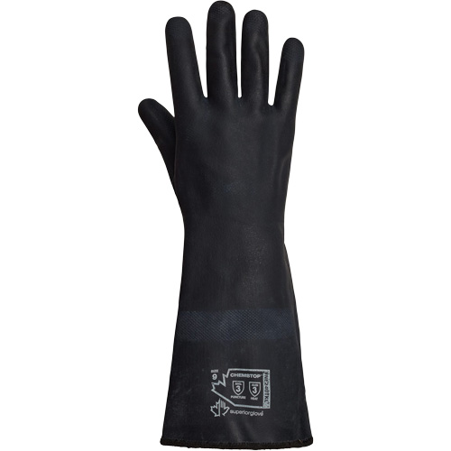 SolvStop Heady-Duty Chemical & Heat-Resistant Gloves, Neoprene, 8, Protects Up To 392° F (200° C) Haskins Industrial Inc.