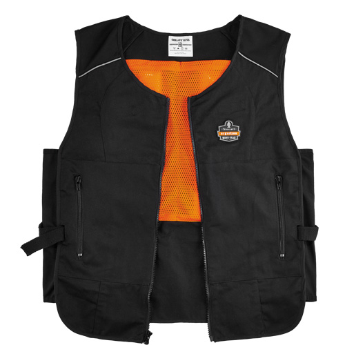 Chill-Its&reg; 6255 Lightweight Phase Change Cooling Vest, Small/Medium, Black Haskins Industrial Inc.