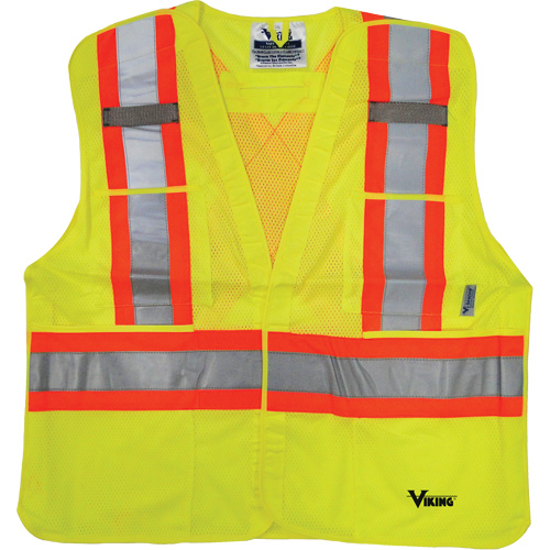 Veste de s&eacute;curit&eacute;, Jaune lime haute visibilit&eacute;, 2T-Grand/3T-Grand, Polyester Haskins Industrial Inc.