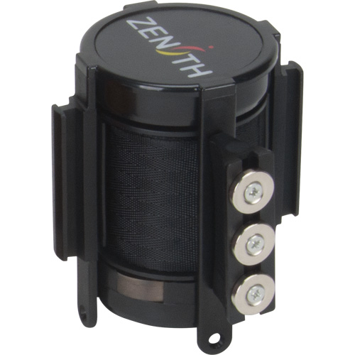 Cassette de ruban magn&eacute;tique pour barri&egrave;re de contr&ocirc;le des foules personnalis&eacute;e, 12', Ruban Noir Haskins Industrial Inc.