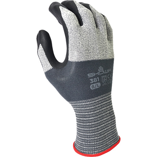 Gants enduits de s&eacute;rie 381, 6/Petit, R&ecirc;vetement Mousse de nitrile, Calibre 13, Enveloppe en Polyester Haskins Industrial Inc.