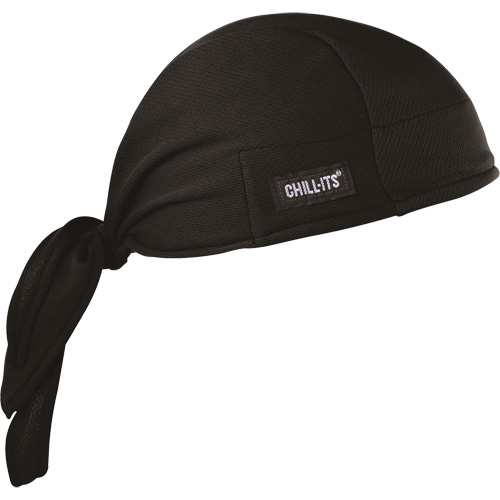 Chill-Its&reg; 6615 Cooling Doo Rag, Black Haskins Industrial Inc.