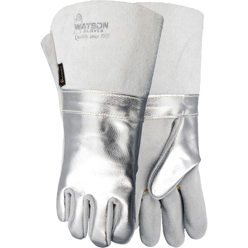 Gants de soudage 1034A, Cuir de vache refendu, Taille 9 Haskins Industrial Inc.