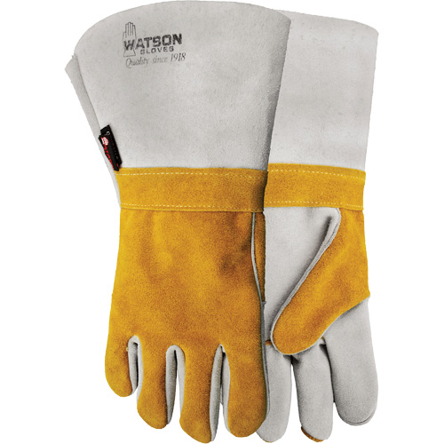Gants de soudage 1034 Wopper, Cuir de vache refendu, Taille 10 Haskins Industrial Inc.