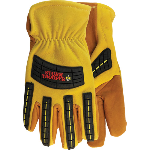 5782 Storm Trooper Gloves, Large, Cowhide Palm, Slip-On Cuff Haskins Industrial Inc.