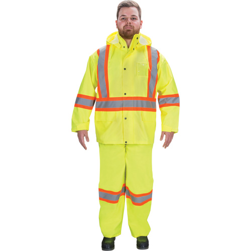 V&ecirc;tements imperm&eacute;ables RZ1000, Polyester, 2T-Grand, Jaune lime haute visibilit&eacute; Haskins Industrial Inc.