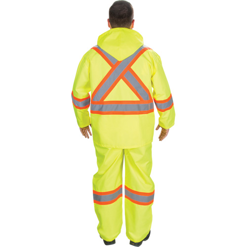 V&ecirc;tements imperm&eacute;ables RZ1000, Polyester, 2T-Grand, Jaune lime haute visibilit&eacute; Haskins Industrial Inc.