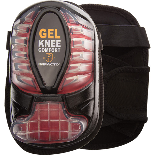 All-Terrain Knee Pads, Hook and Loop Style, Plastic Caps, Gel Pads Haskins Industrial Inc.