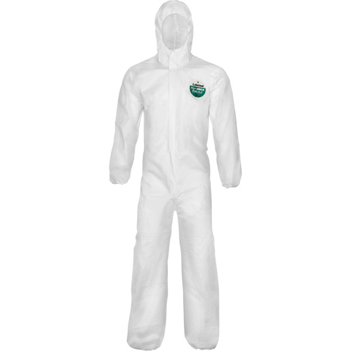 MicroMax&reg; NS Cool Suit Coveralls, Small, White, Microporous/Polypropylene Haskins Industrial Inc.