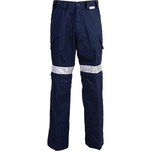 Pantalon haute visibilit&eacute;, Poly-coton, 34, Bleu marine Haskins Industrial Inc.