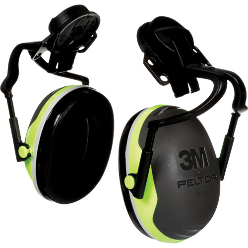 Peltor X Series X4 Earmuffs, Cap Mount, 26 NRR dB Haskins Industrial Inc.