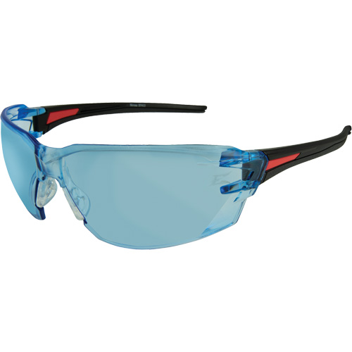 Lunettes de s&eacute;curit&eacute; Nevosa, Lentille Bleu p&acirc;le, Anti-&eacute;gratignures, R&eacute;pond ou surpasse la norme CSA Z94.3 Haskins Industrial Inc.