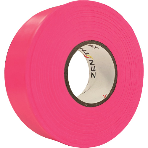 Flagging Tape, 1.1875" W x 164' L, Fluorescent Pink Haskins Industrial Inc.