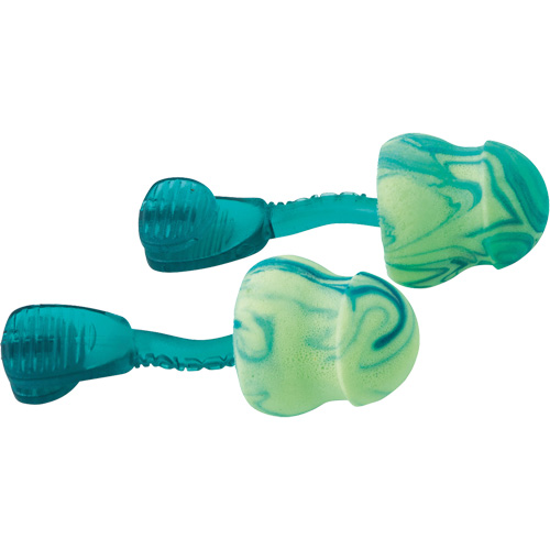 Bouchons d'oreilles hydratants &agrave; torsion Glide Foam Soothers, Vrac - Boîte Haskins Industrial Inc.