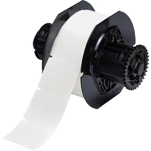 &eacute;tiquettes auto plastifiantes de s&eacute;rie B33, Vinyle, 1,75" lo x 1,5" h, Blanc Haskins Industrial Inc.
