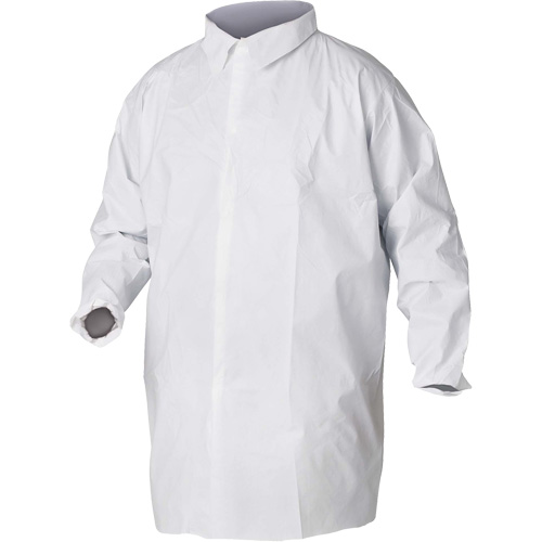 KleenGuard A20 Lab Coats, SMS, White, Small Haskins Industrial Inc.
