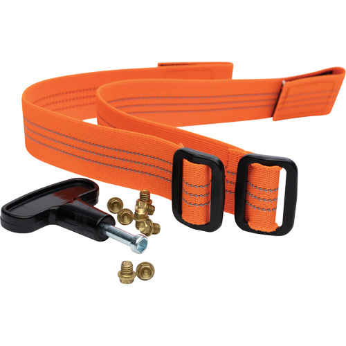 Crampons et sangles de rechange en laiton pour crampons &agrave; glace Midcleat Haskins Industrial Inc.