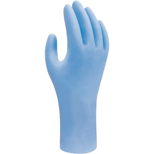 Gants jetables biod&eacute;gradable, T-petit, Nitrile, 2,5 mils, Sans poudre, Bleu Haskins Industrial Inc.