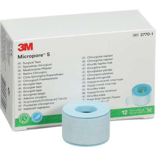 Micropore S Surgical Tape, Non-Medical, 16-1/2' L x 1" W Haskins Industrial Inc.