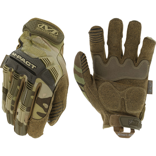 Gants antichocs tactiques MultiCam M-Pact, 8, Paume en Synth&eacute;tique, Poignet Boucle et crochet Haskins Industrial Inc.
