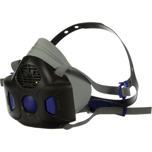 Respirateur r&eacute;utilisable &agrave; demi-masque s&eacute;rie HF-800 Secure Click, Silicone, Moyen Haskins Industrial Inc.
