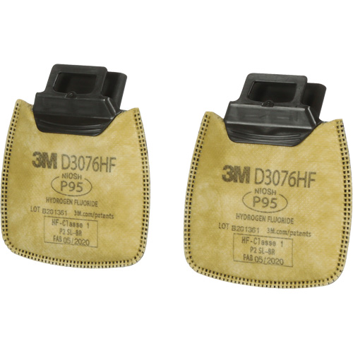 Secure Click Respirator Cartridge, Combination Gas/Vapour Cartridge and Particulate Filter, Acid Gas/P95 Haskins Industrial Inc.