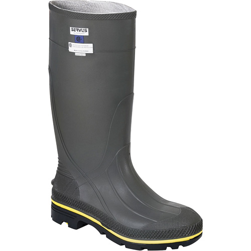 Bottes de s&eacute;curit&eacute; Pro, PVC, Embout Acier, Pointure 5 Haskins Industrial Inc.
