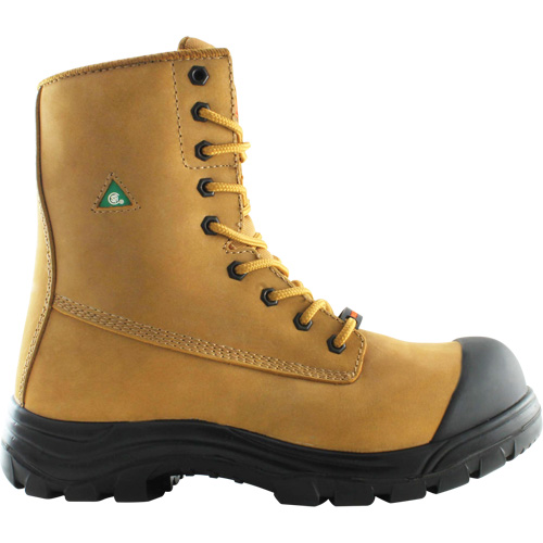 Bottes de travail Storm, Cuir, Embout Acier, Taille 7, Imperm&eacute;able Haskins Industrial Inc.