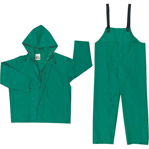 Dominator Limited Flammability Rain Suit, Large, Green Haskins Industrial Inc.