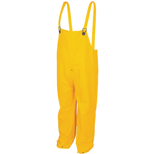 Pantalons &agrave; bavette imperm&eacute;ables de s&eacute;rie classique, Grand, Polyester/PVC, Jaune Haskins Industrial Inc.