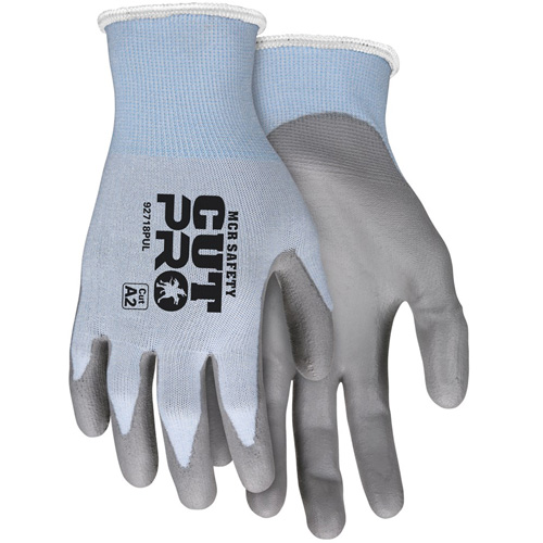 Gants r&eacute;sistant aux coupes Safety Cut Pro, Taille Grand, Calibre 18, Rev&ecirc;tement Polyur&eacute;thane, Enveloppe en PEHP, ASTM ANSI niveau A2 Haskins Industrial Inc.