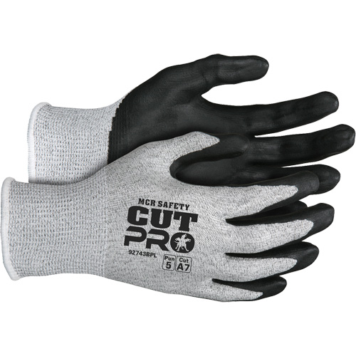 Safety Cut Pro Cut Resistant Gloves, Size Large, 13 Gauge, Bi-Polymer Coated, HPPE Shell, ASTM ANSI Level A7 Haskins Industrial Inc.