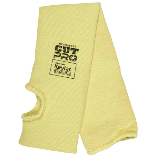 Safety Cut Pro Cut Resistant Sleeve, Kevlar&reg;, 18", ASTM ANSI Level A3, Yellow Haskins Industrial Inc.